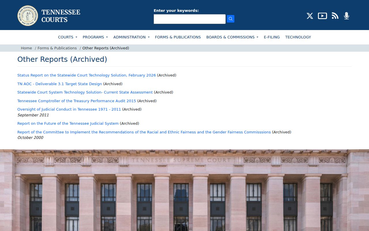 Johnson County court records and Tennessee AOC reports